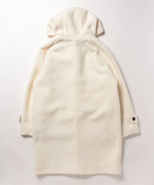Jayro（ジャイロ）の「ポリエステルナッピングダッフルコート（ダッフルコート・レディース・チャコールグレー/ホワイト・M）」の3枚目の写真
