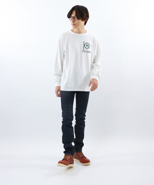 Champion(チャンピオン)の「【Champion/チャンピオン】メンズ メンズカジュアル ロングスリーブTシャツ(Tシャツ/カットソー・メンズ・モスグリーン/ベージュ/ヘザーグレー/オフホワイト・X-LARGE/LARGE/MEDIUM)」の18枚目の写真
