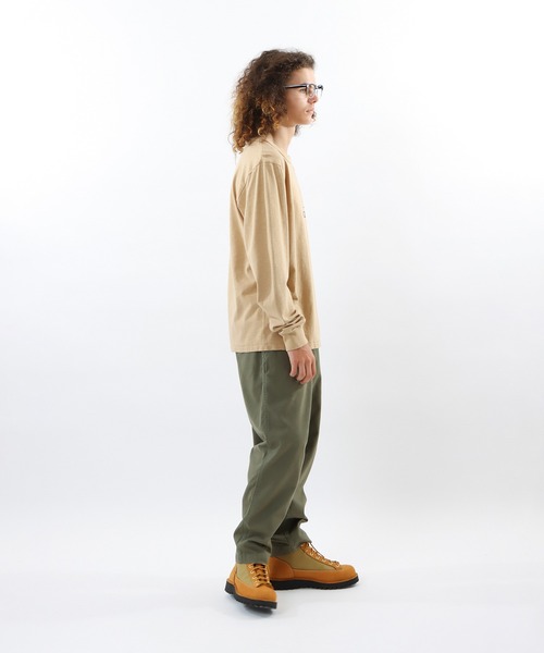 Champion(チャンピオン)の「【Champion/チャンピオン】メンズ メンズカジュアル ロングスリーブTシャツ(Tシャツ/カットソー・メンズ・モスグリーン/ベージュ/ヘザーグレー/オフホワイト・X-LARGE/LARGE/MEDIUM)」の6枚目の写真