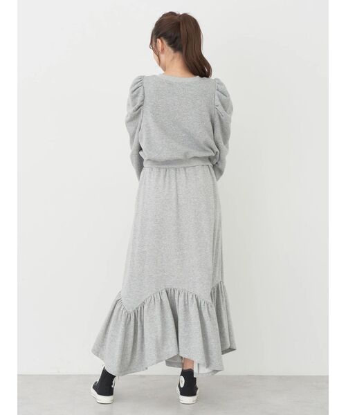 earth music&ecology（アースミュージックアンドエコロジー）の「ウラケ裾フリルスカート（スカート・レディース・グレー/アイボリー・FREE）」の13枚目の写真