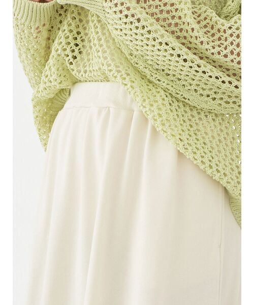 earth music&ecology（アースミュージックアンドエコロジー）の「ウラケ裾フリルスカート（スカート・レディース・グレー/アイボリー・FREE）」の14枚目の写真