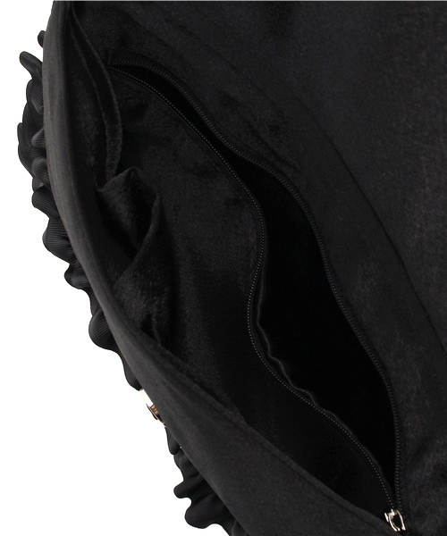 ROSE BUD（ローズバッド）の「(LL ACCESSORIES)B783 LAYERED FRILL CLUTCH BAG[結婚式＆パーティー]（クラッチバッグ・レディース・ブラック/オリーブ/ピンク・ONE SIZE）」の14枚目の写真