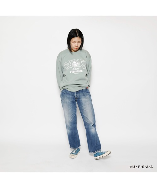 RUDIE'SxCRAYON SHINCHAN MOSH CREWSWEAT/ルーディーズ クレヨン