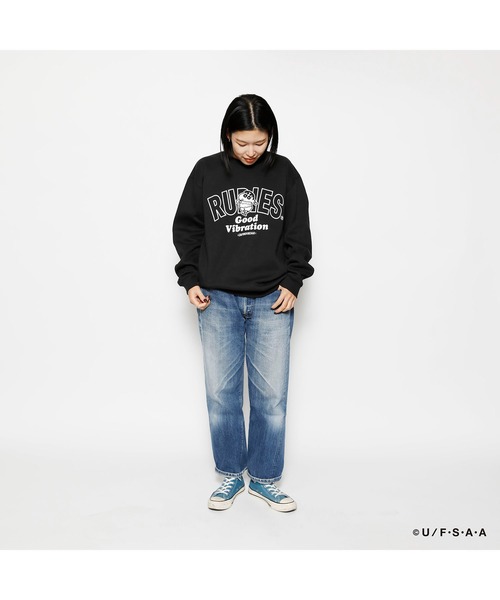 RUDIE'S(ルーディーズ)の「RUDIE'SxCRAYON SHINCHAN MOSH CREWSWEAT/ルーディーズ クレヨンしんちゃん モッシュ クルースウェット(スウェット・メンズ・ブラック/ネイビー/グリーン系その他・XL/L/XXL/M)」の2枚目の写真