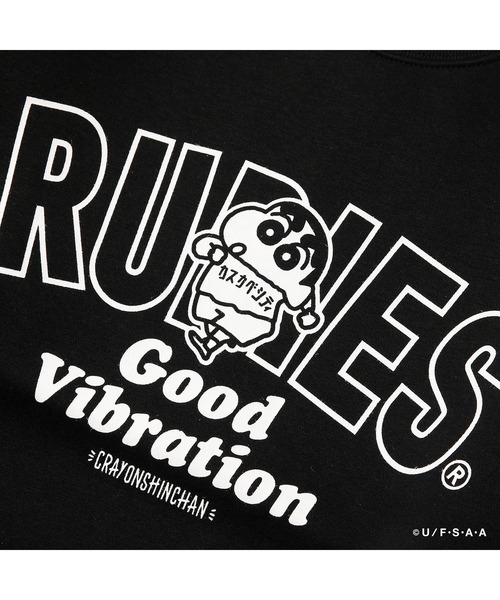 RUDIE'S(ルーディーズ)の「RUDIE'SxCRAYON SHINCHAN MOSH CREWSWEAT/ルーディーズ クレヨンしんちゃん モッシュ クルースウェット(スウェット・メンズ・ブラック/ネイビー/グリーン系その他・XL/L/XXL/M)」の7枚目の写真