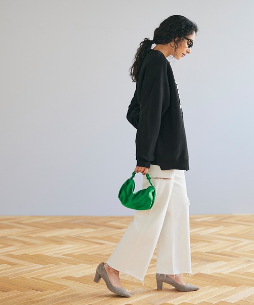 coca（coca）（コカ）の「【WEB限定セール】スムースタッチガーター編みカーディガン（カーディガン/ボレロ・レディース・ライトブルー/ブラック/ベージュ/アイボリー・M/L）」の15枚目の写真