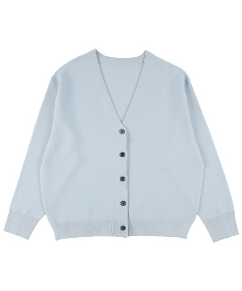 coca（coca）（コカ）の「【WEB限定セール】スムースタッチガーター編みカーディガン（カーディガン/ボレロ・レディース・ライトブルー/ブラック/ベージュ/アイボリー・M/L）」の19枚目の写真