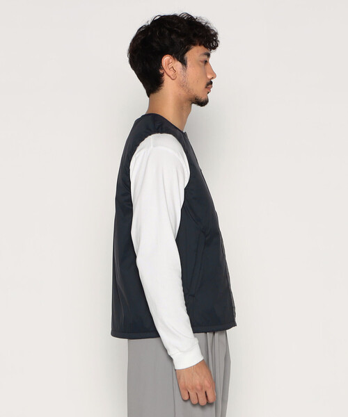 DANTON（ダントン）の「MEN'S INSULATION COLLARLESS VEST（ダウン