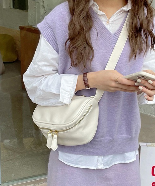 Miniministore(ミニミニストア)の「ショルダーバッグ 肩掛け レディース(ショルダーバッグ・レディース・ブラウン/アイボリー/ブラック・FREE)」の5枚目の写真