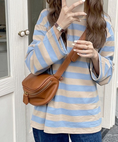 Miniministore(ミニミニストア)の「ショルダーバッグ 肩掛け レディース(ショルダーバッグ・レディース・ブラウン/アイボリー/ブラック・FREE)」の10枚目の写真