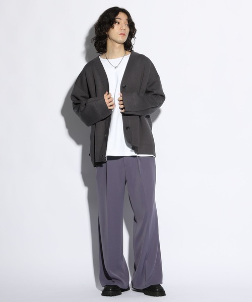 HARE（ハレ）の「リバーシブルハイショクデザインカーディガン(HARE)（カーディガン/ボレロ・メンズ・パープル/ブラウン/ブラック・SMALL/MEDIUM）」の19枚目の写真