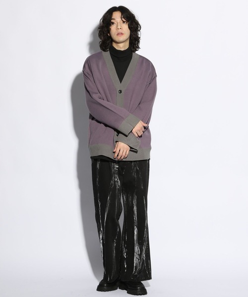 HARE（ハレ）の「リバーシブルハイショクデザインカーディガン(HARE)（カーディガン/ボレロ・メンズ・パープル/ブラウン/ブラック・SMALL/MEDIUM）」の12枚目の写真