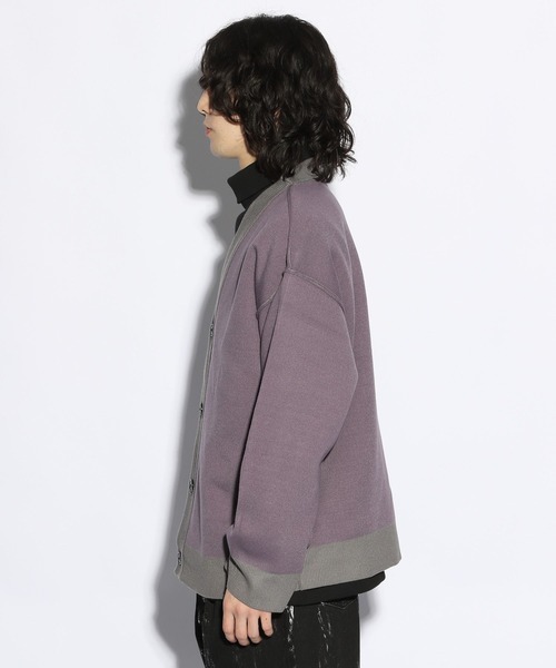HARE（ハレ）の「リバーシブルハイショクデザインカーディガン(HARE)（カーディガン/ボレロ・メンズ・パープル/ブラウン/ブラック・SMALL/MEDIUM）」の8枚目の写真