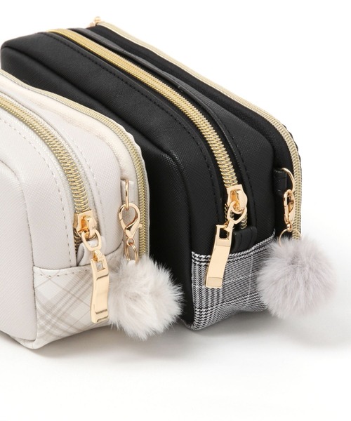 GLOBAL WORK（グローバルワーク）の「PUマルチwayポーチ/111811（ポーチ・キッズ・ベージュ/ブラック・FREE）」の11枚目の写真