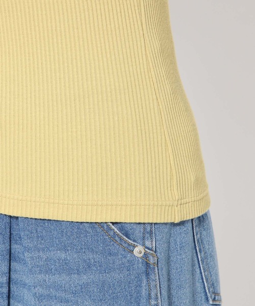 bijorie（ビジュリィ）の「【bijorie】カップ付きバックオープンTシャツ／NEW BASIC 24SS（インナーウェア/肌着・レディース・グリーン系/ブラック系/マスタード/ブラック/オフホワイト・MEDIUM/LARGE/LG）」の17枚目の写真