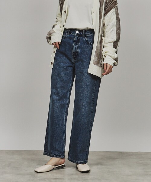 tk.TAKEO KIKUCHI（ティーケータケオキクチ）の「◆ルーズテーパードデニムパンツ（デニムパンツ・レディース・ブルー/ブラック/ブラック系/ブルー系・66）」の3枚目の写真