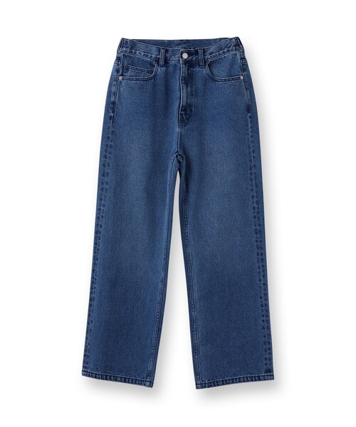 tk.TAKEO KIKUCHI（ティーケータケオキクチ）の「◆ルーズテーパードデニムパンツ（デニムパンツ・レディース・ブルー/ブラック/ブラック系/ブルー系・66）」の5枚目の写真