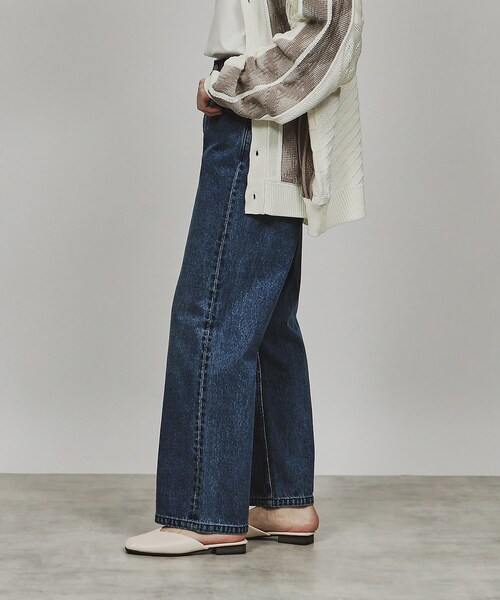 tk.TAKEO KIKUCHI（ティーケータケオキクチ）の「◆ルーズテーパードデニムパンツ（デニムパンツ・レディース・ブルー/ブラック/ブラック系/ブルー系・66）」の17枚目の写真