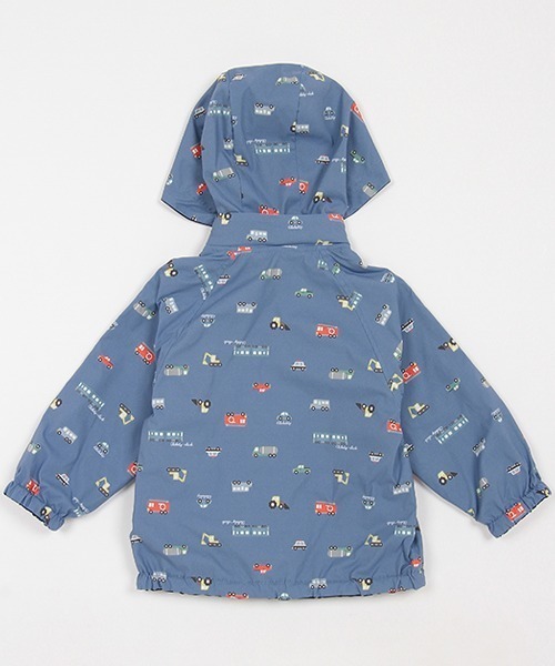 kladskap（クレードスコープ）の「乗り物リバーシブルウィンドブレーカー（マウンテンパーカー・キッズ・ブルー/ネイビー・90cm/100cm/110cm/120cm/130cm/80ｃｍ）」の7枚目の写真