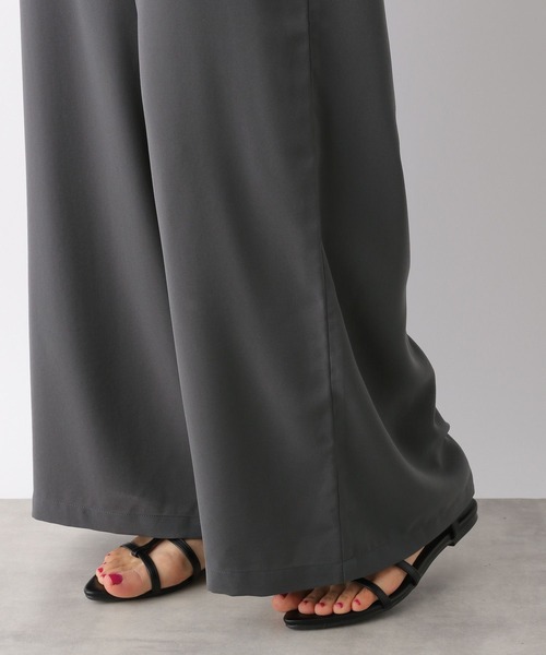 LEPSIM（レプシィム）の「マルチメリットカルゼワイドパンツ　987508（その他パンツ・レディース・チャコールグレー/ネイビー/ベージュ/ライトグリーン/カーキブラウン・FREE）」の8枚目の写真