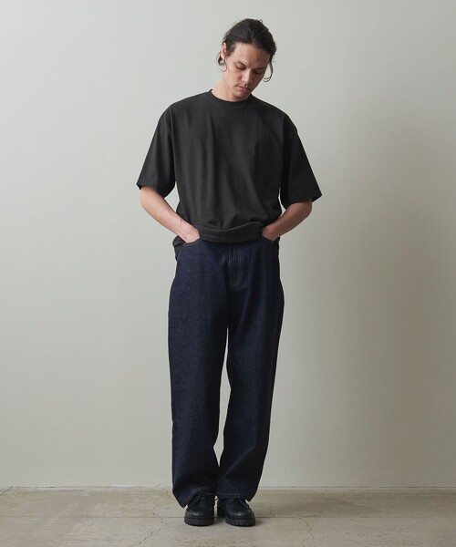 Steven Alan（スティーブンアラン）の「＜Steven Alan＞ パック チューブボディ ショートスリーブ Tシャツ（Tシャツ/カットソー・メンズ・ダークグレー/ホワイト/ライトグレー/ブラック・S/M/L）」の6枚目の写真