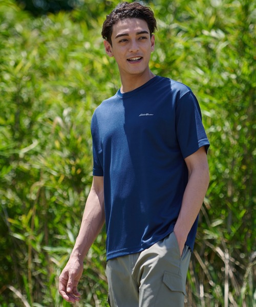 Eddie Bauer(エディーバウアー)の「ポリメッシュ 半袖 Tシャツ(Tシャツ/カットソー・メンズ・サックスブルー/グリーン/ホワイト/ネイビー・S/XXL/XL/L/M)」の3枚目の写真