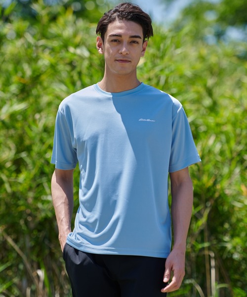 Eddie Bauer(エディーバウアー)の「ポリメッシュ 半袖 Tシャツ(Tシャツ/カットソー・メンズ・サックスブルー/グリーン/ホワイト/ネイビー・S/XXL/XL/L/M)」の22枚目の写真