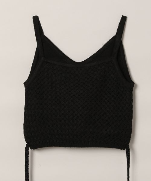 JEANASIS(ジーナシス)の「コードレースニットブラTOP/115358(タンクトップ・レディース・オフホワイト/ブラック/オレンジ系その他・FREE)」の11枚目の写真