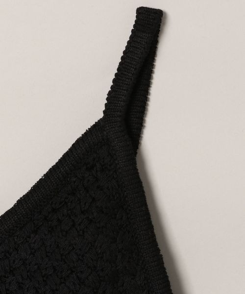 JEANASIS(ジーナシス)の「コードレースニットブラTOP/115358(タンクトップ・レディース・オフホワイト/ブラック/オレンジ系その他・FREE)」の13枚目の写真