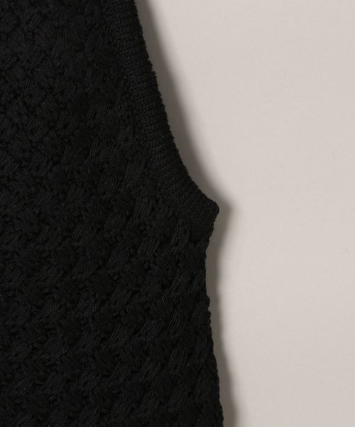 JEANASIS(ジーナシス)の「コードレースニットブラTOP/115358(タンクトップ・レディース・オフホワイト/ブラック/オレンジ系その他・FREE)」の14枚目の写真