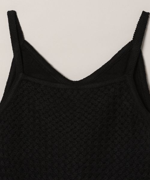 JEANASIS(ジーナシス)の「コードレースニットブラTOP/115358(タンクトップ・レディース・オフホワイト/ブラック/オレンジ系その他・FREE)」の15枚目の写真