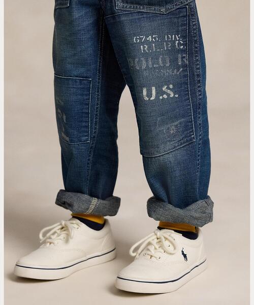 POLO RALPH LAUREN CHILDRENSWEAR（ポロ ラルフ ローレン チルドレンズウェア）の「ディストレスト ジーンズ（デニムパンツ・キッズ・ブルー・7/6/4/3/2）」の5枚目の写真