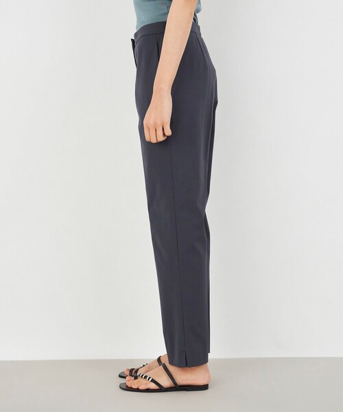 DES PRES（デ・プレ）の「プレーンコットンストレッチ シガレットパンツ（スラックス・レディース・ブラック/ライトベージュ/チャコールグレー・36/32/34）」の11枚目の写真