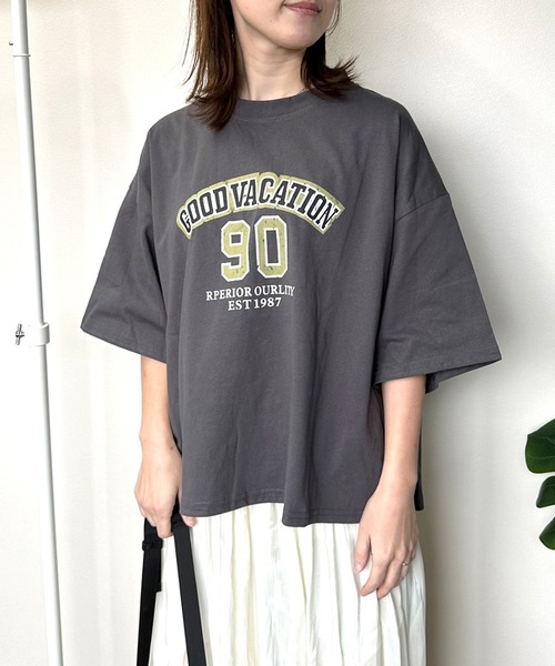 セール】カレッジロゴ半袖Tシャツ（Tシャツ/カットソー）｜CRB