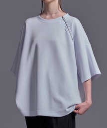 Loose/ルース | ドレープ ハイポンチオーバーサイズTシャツ(Tシャツ/カットソー)