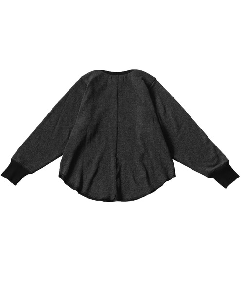 OWNth(オンス)の「ラップショルダーワッフルプルオーバー(Tシャツ/カットソー・レディース・杢グレー/ブラック系その他・R/P)」の21枚目の写真