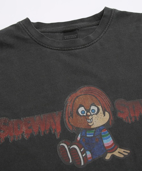 SIDEWAY STANCE（サイドウェイスタンス）の「【SIDEWAY STANCE】ピグメント加工 オリジナルプリント 長袖Tシャツ（Tシャツ/カットソー・メンズ・ブラック/ブラウン系1/ブラウン系/ブラック系/ブラック系1/ブラウン・SMALL/LARGE/MEDIUM/X-LARGE）」の15枚目の写真