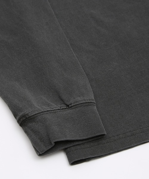 SIDEWAY STANCE（サイドウェイスタンス）の「【SIDEWAY STANCE】ピグメント加工 オリジナルプリント 長袖Tシャツ（Tシャツ/カットソー・メンズ・ブラック/ブラウン系1/ブラウン系/ブラック系/ブラック系1/ブラウン・SMALL/LARGE/MEDIUM/X-LARGE）」の16枚目の写真