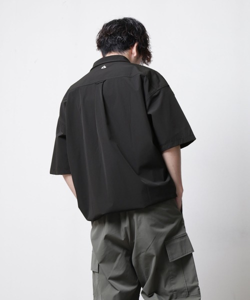GERRY(ジェリー)の「【GERRY】ストレッチ ナイロン タスラン メッシュポケット 半袖シャツ(シャツ/ブラウス・メンズ・ブラック/ベージュ/カーキ・MEDIUM/LARGE/X-LARGE)」の5枚目の写真