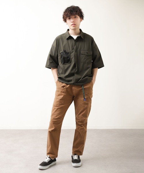 GERRY(ジェリー)の「【GERRY】ストレッチ ナイロン タスラン メッシュポケット 半袖シャツ(シャツ/ブラウス・メンズ・ブラック/ベージュ/カーキ・MEDIUM/LARGE/X-LARGE)」の20枚目の写真