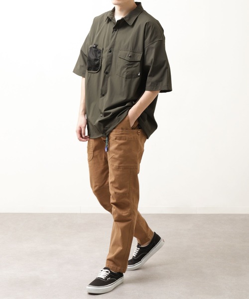 GERRY(ジェリー)の「【GERRY】ストレッチ ナイロン タスラン メッシュポケット 半袖シャツ(シャツ/ブラウス・メンズ・ブラック/ベージュ/カーキ・MEDIUM/LARGE/X-LARGE)」の21枚目の写真