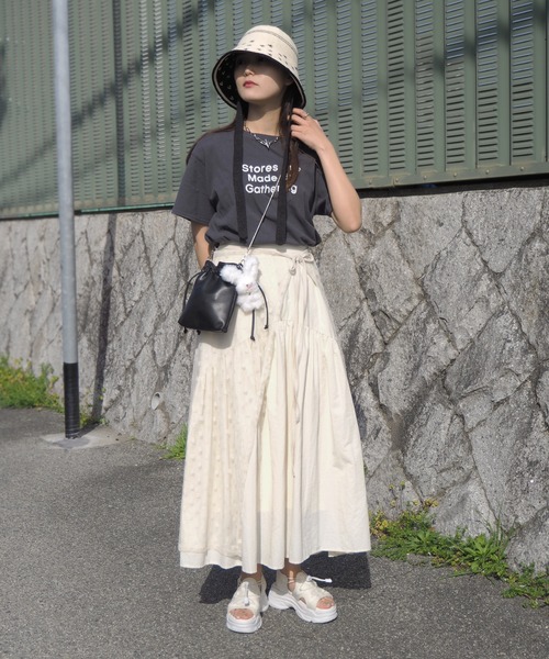 minia(ミニア)の「リボン付きニットバケットハット(ハット・レディース・ブラック/アイボリー・FREE)」の8枚目の写真