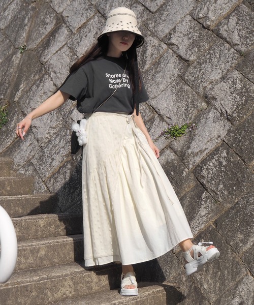 minia(ミニア)の「リボン付きニットバケットハット(ハット・レディース・ブラック/アイボリー・FREE)」の7枚目の写真