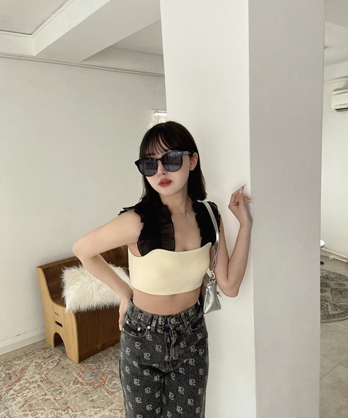 RiLi シアーフリルスイムウェア RiLi（リリ）の「シアーフリルスイムウェア【RL】（水着）」 - WEAR