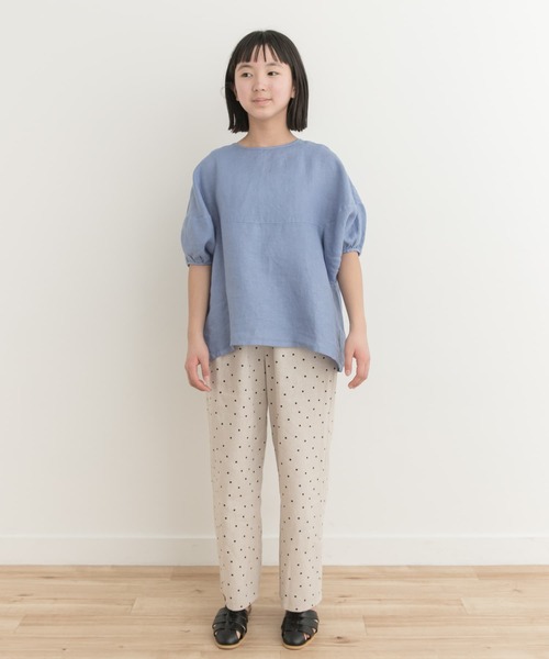 ANNIK リネンコットン バルーンスリーブシャツ 新品 ANNIK リネンコットン バルーンスリーブシャツ 新品