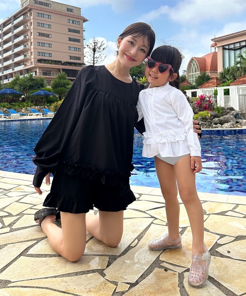 水野佐彩さんコラボ ] 3点セットラッシュガード（ラッシュガード