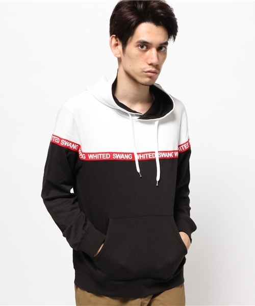 WEGO（ウィゴー）の「WEGO/テープロゴプルパーカー（パーカー・メンズ・グレー/ホワイト・LARGE/MEDIUM）」の12枚目の写真