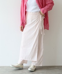 yuni 讃岐コール コクーンパンツ(ピンク) yuni（ユニ ）｜その他パンツ（ピンク系）一覧 - WEAR