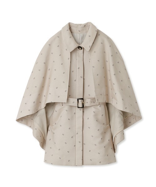 美品　リリーブラウン　ポンチョ　ケープコート　ベスト　ベルト付き リリーブラウン LILY BROWN ケープコート ポンチョ 骨格診断士の