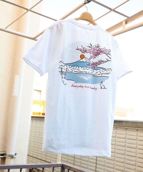 BEAMS JAPAN(ビームス ジャパン)の「〈UNISEX〉BEAMS JAPAN / 別注 富士山 Tシャツ(Tシャツ/カットソー・メンズ・ホワイト・LARGE/X-LARGE/MEDIUM/SMALL)」の7枚目の写真